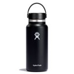 32 Oz Wide Flex Bottle With Flex Cap - Black