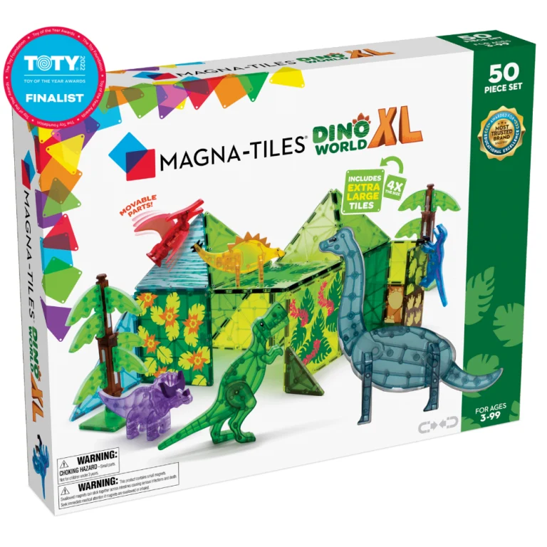 MAGNA-TILES® Dino World XL 50-Piece Set