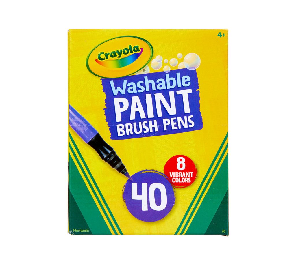 No Drip Paint Brush Pens 40 Count 8 Colors Sfi Africa