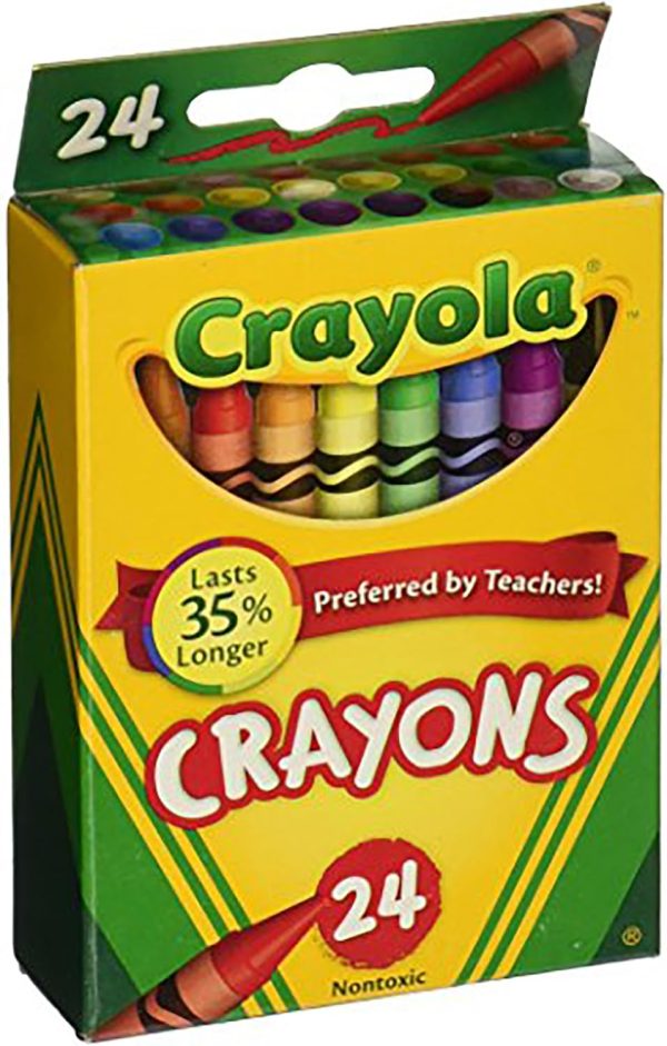 24 Wax Crayons