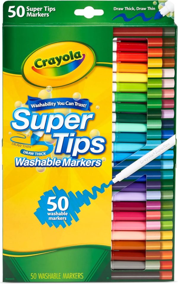 50 Supertips Washable Markers