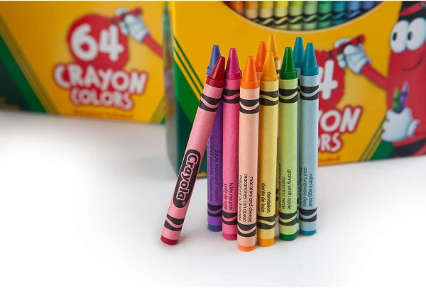 64 Wax Crayons - Image 3