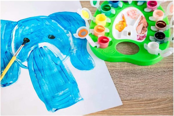 Children's Washable Paint Set with Brush - Image 3