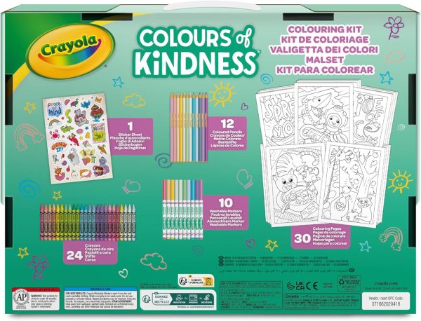 Colours of Kindness Art Case - 70+ Pieces of Colouring Fun - Image 4