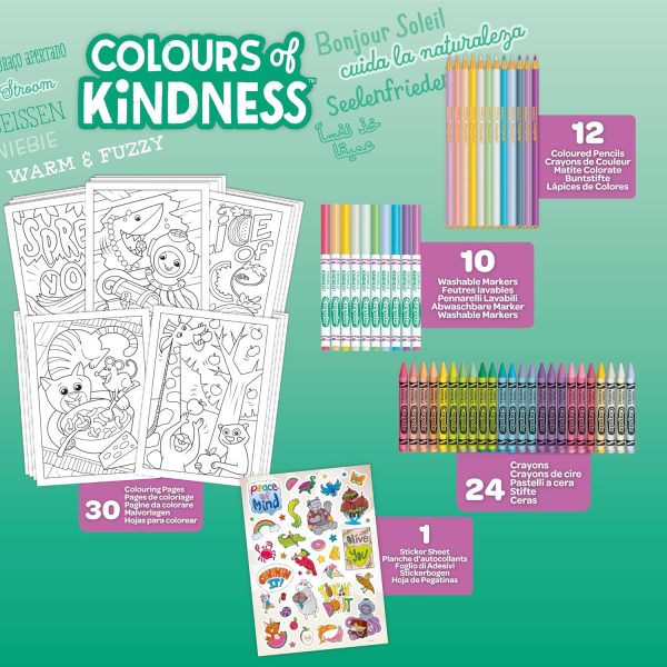 Colours of Kindness Art Case - 70+ Pieces of Colouring Fun - Image 5