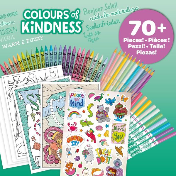 Colours of Kindness Art Case - 70+ Pieces of Colouring Fun - Image 3