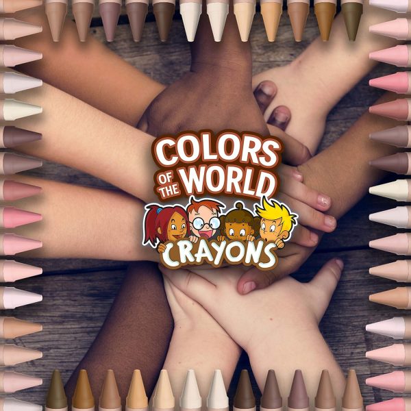 Colours of the World 24 Wax Colouring Crayons - Image 3