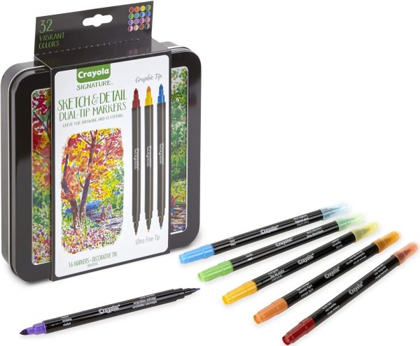 Crayola Signature Double Markers (SuperTips Thin) - Image 2