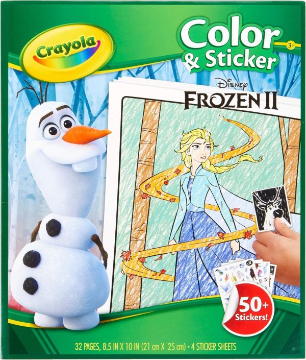 Disney Frozen 2 Colour & Sticker Book