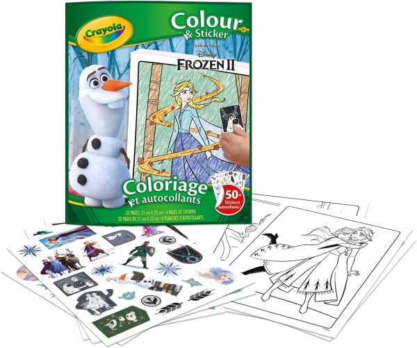 Disney Frozen 2 Colour & Sticker Book - Image 2