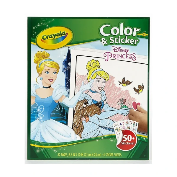 Disney Princess Color & Sticker Pad