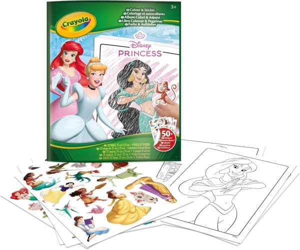 Disney Princess Color & Sticker Pad - Image 2