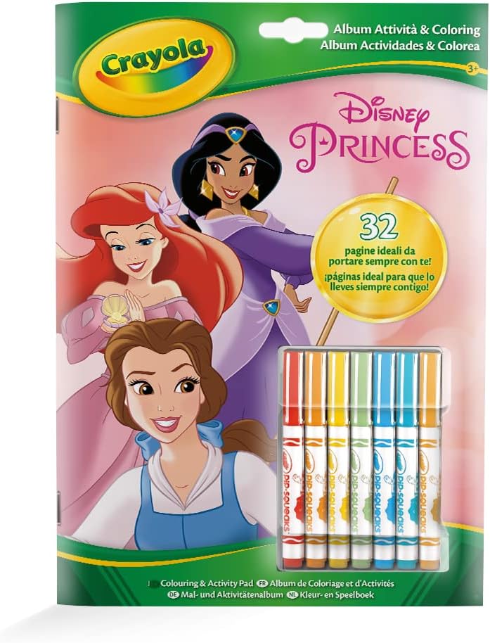 Disney Princess Color and Activity Pad with Markers