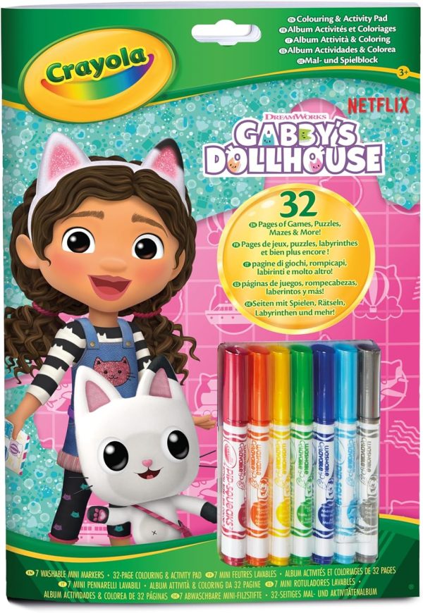 Gabby's Dollhouse Activity & Coloring Pad