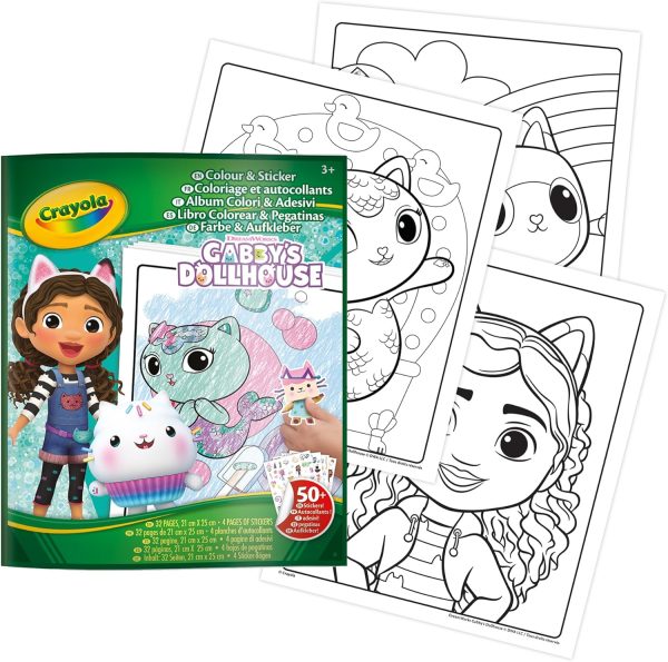 Gabby's Dollhouse Colouring with Sticker Kit - Image 4