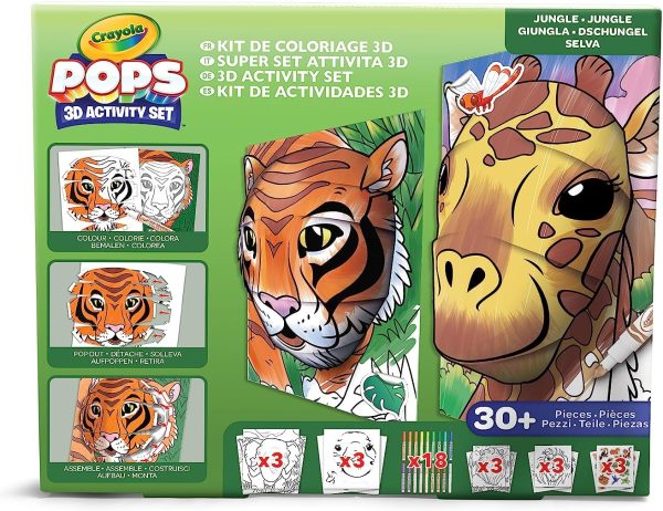 Jungle Theme POPS 3D Super Activity Set