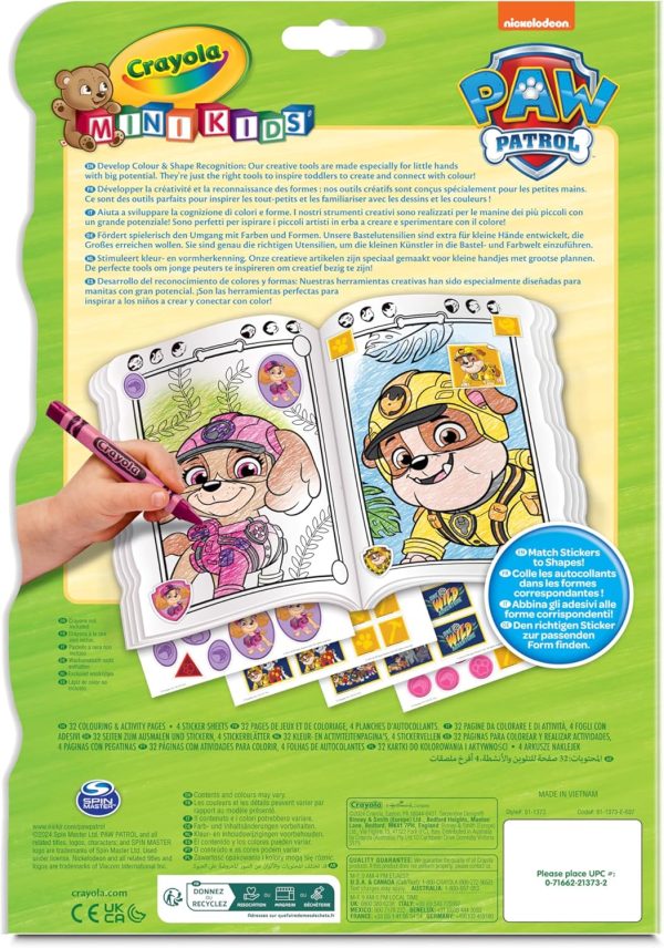 PAW Patrol Mini Kids Shapes and Colours Activity Book - Image 3