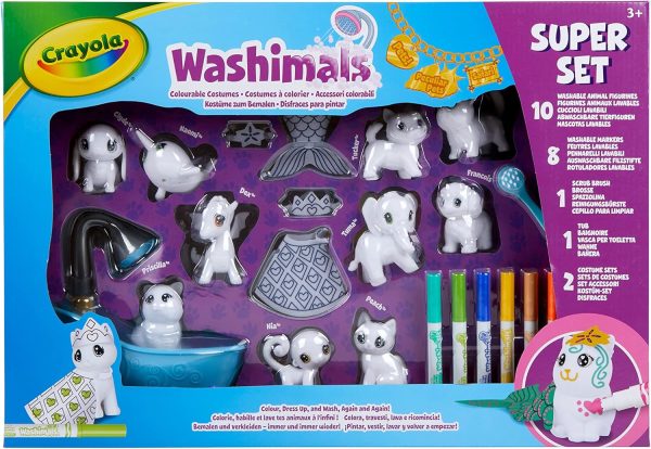 Washimals - Super Set & Colourable Costumes